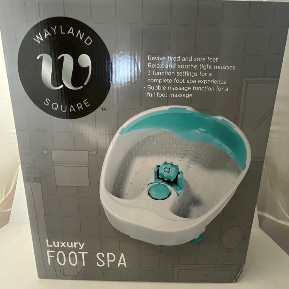Pedicure foot bath Wayland Square Luxury Foot Spa Bath New.